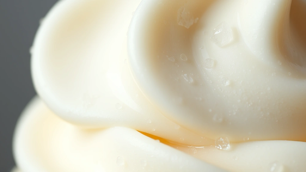 detail: close-up macro shot of silky smooth Ninja Creami ice cream texture, photorealistic, natural light, no text, showing fine ice crystal structure and creamy consistency