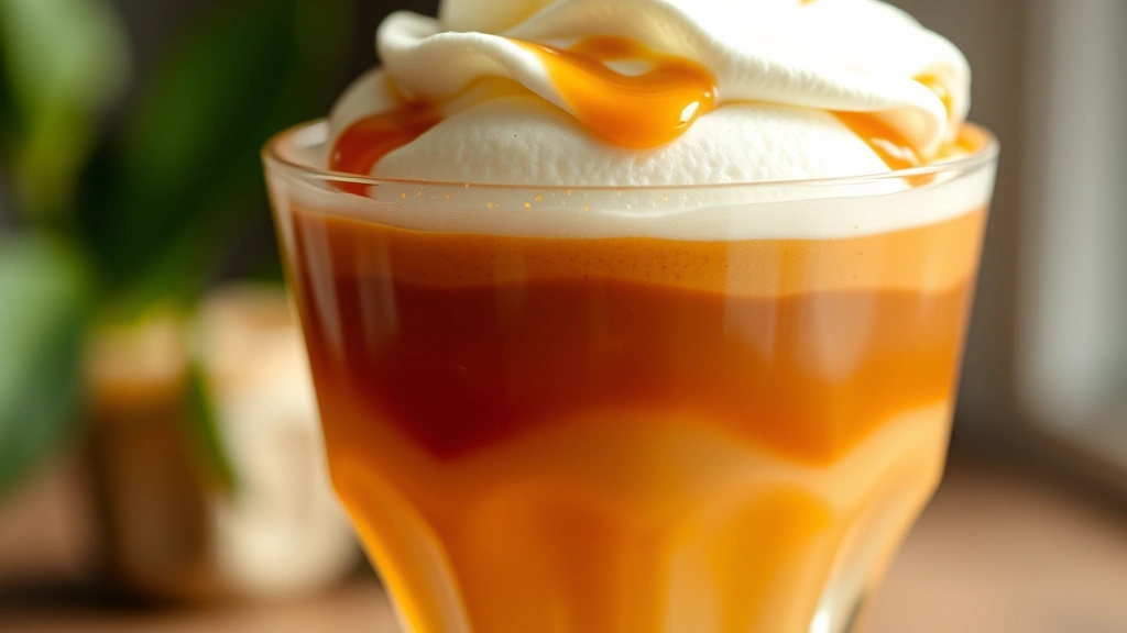 detail: Close-up macro shot of Buttery Nipple shot showing three perfect distinct layers with grenadine at bottom, Irish cream middle layer, butterscotch top, whipped cream garnish, shallow depth of field, natural light creating beautiful highlights on glass, no text or watermark