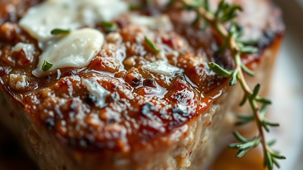 detail: close-up of crispy caramelized cabbage steak edge with melted Parmesan and fresh thyme, photorealistic, natural light, no text, macro photography