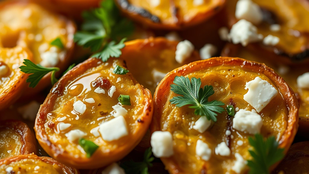 detail: close-up macro shot of tender dried ghast pieces with glistening olive oil, fresh parsley, cheese crumbles, shallow depth of field, studio lighting