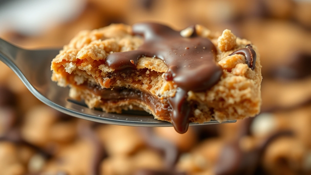 detail: close-up of Christmas Crack showing texture contrast between crispy cracker, rich toffee layer, and melted chocolate, small piece on fork, photorealistic, natural light, no text