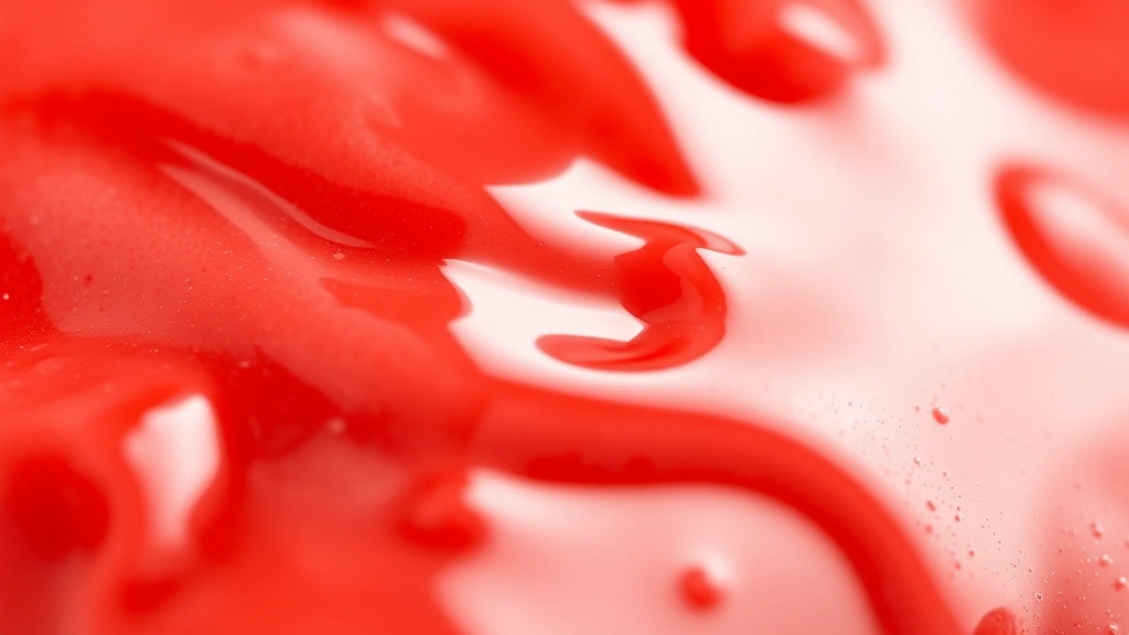 detail: close-up of silky smooth strawberry glaze with glossy finish, photorealistic, natural light, no text