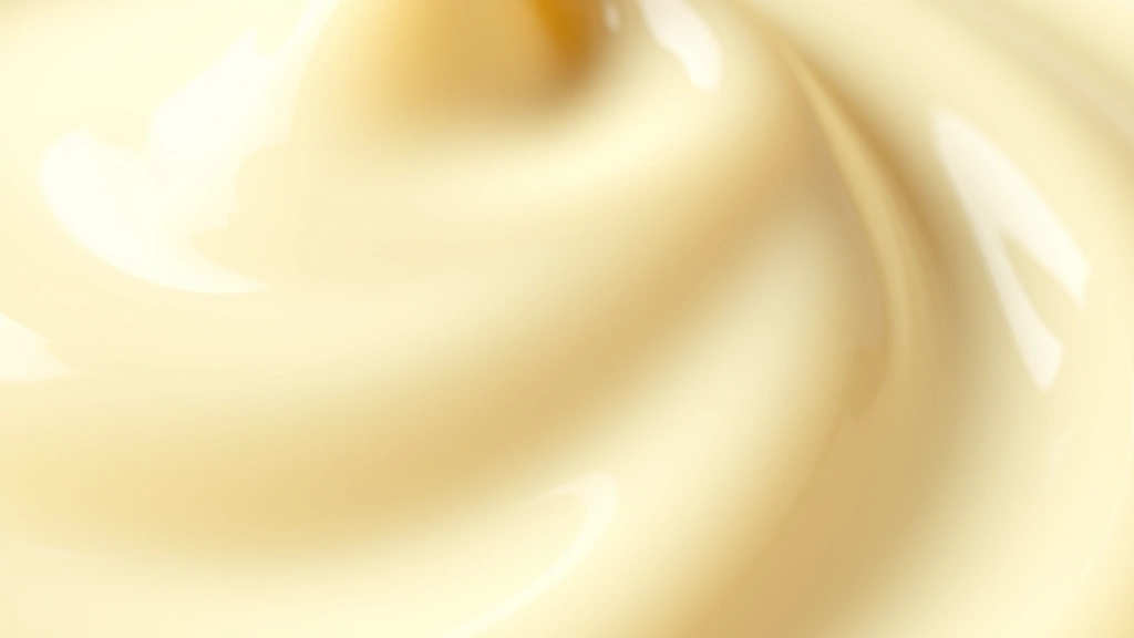 detail: close-up macro shot of silky smooth white chocolate ganache surface, showing glossy shine and perfect texture, professional food photography lighting, no text
